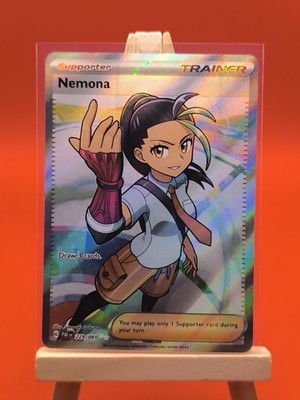 Nemona 229/091 Paldean Fates Ultra Rare Full Art Pokemon Card