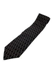 FENDI Tie Silk GRY Total Pattern Men