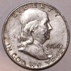 1960-D FRANKLIN HALF DOLLAR - Extra Fine - #1310EB