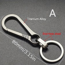 Titantium Carabiner Keychain Carabiner Hook Key Ring Key Holder