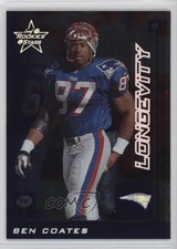 1999 Leaf Rookies & Stars Longevity 30/50 Ben Coates #122 7v7