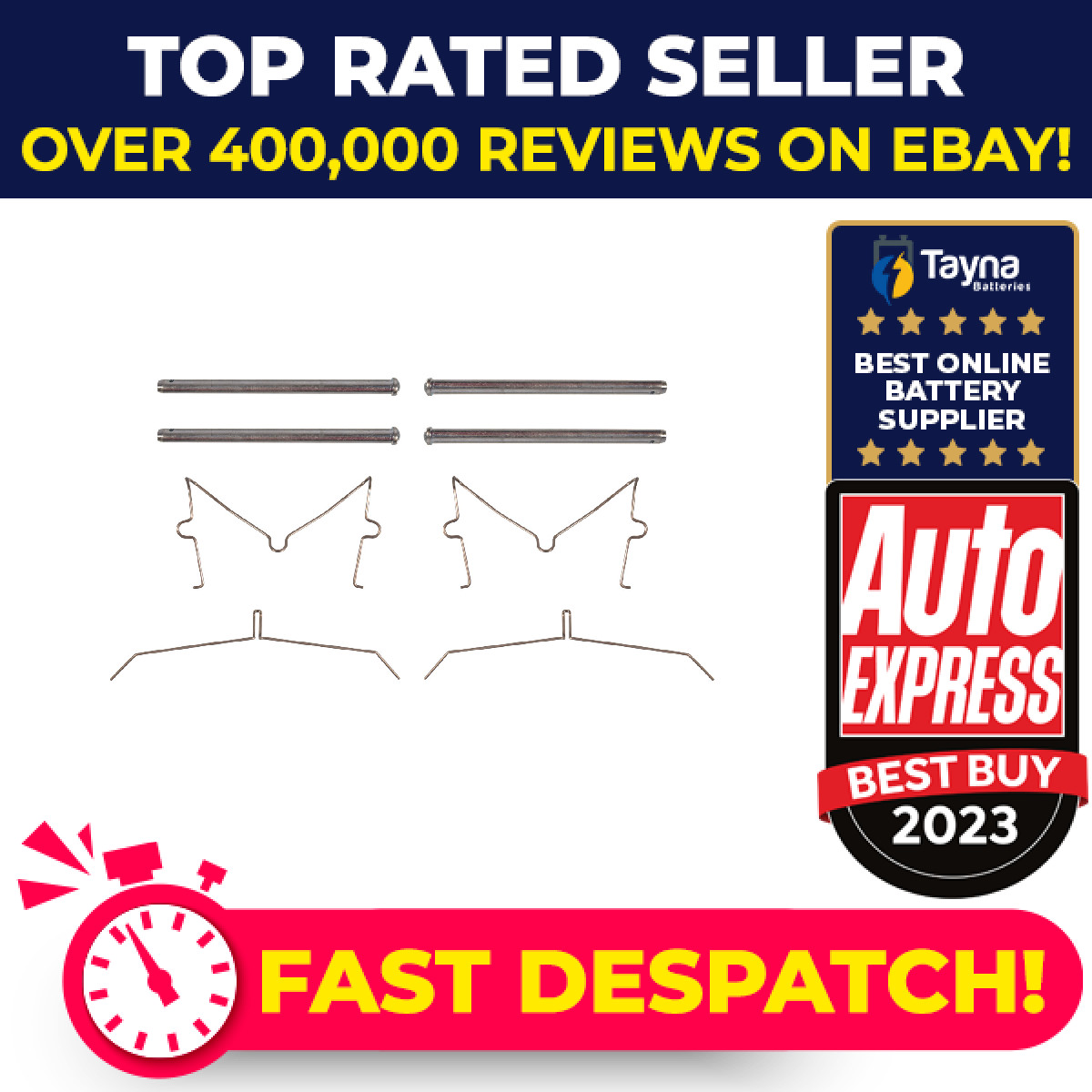 Brake Pad Fitting Kit Front ADBP480002 Blue Print BRKFITTINGKIT015 Quality New