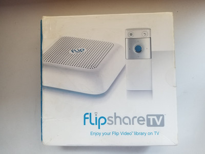 Flip Video FlipShare TV (Model CTV1W) New in Original Packaging - Open Box