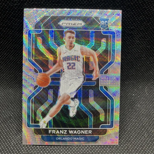 2021-22 Panini Prizm Franz Wagner Silver Wave Prizm Rookie #310 Orlando Magic