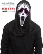 Day of the Dead GhostFace White Scream Mask Fun World In Stock