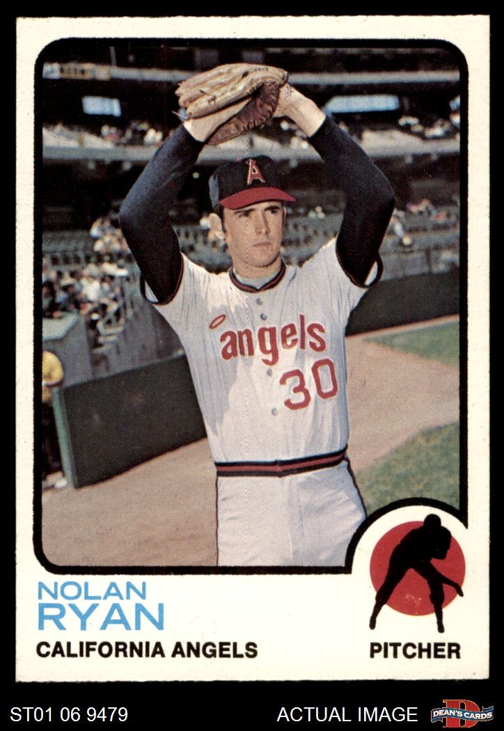 1973 Topps #220 Nolan Ryan Angels HOF 7 - NM