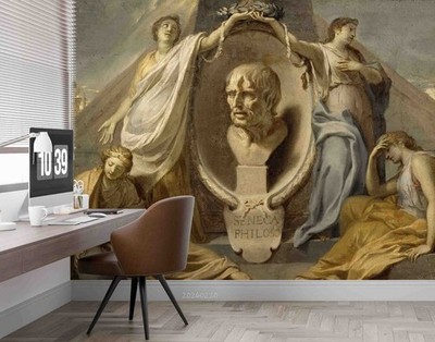 3D Tomb of Seneca Oil Painting Wallpaper Wall Murals Removable Wallpaper