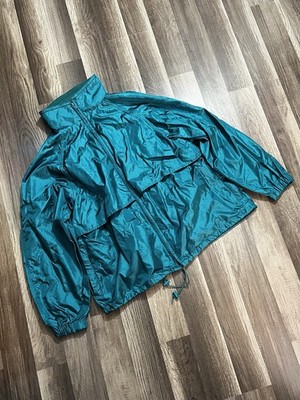 Vintage  90s Eddie Bauer Windbreaker With Hidden Hood And Packable Men s Large