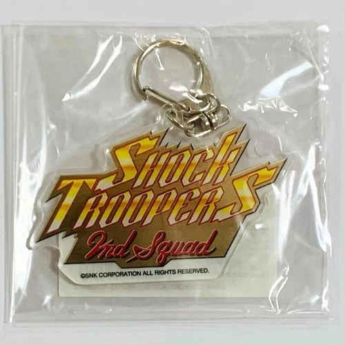 Neo Geo Shock Troopers 2nd Title Logo Acrylic Key Holder SNK