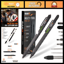 Multi-Tool Pen with LED Light, Screwdrivers, Ruler Bottle Opener - EDC Gadget