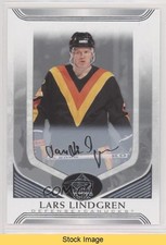 2020-21 SP Signature Edition Legends Silver Script Lars Lindgren #298 READ t4m