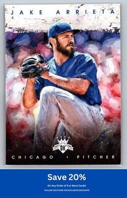 Jake Arrieta 2016 Panini Diamond Kings #77 Chicago Cubs