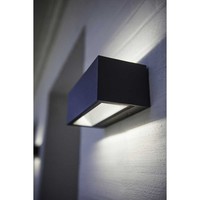 LED AußEnleuchte Wandlampe Gemini Anthrazit IP54 20W 1230Lm Warmweiß Up&Down