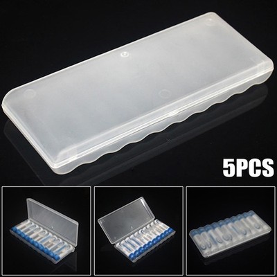 5pcs Battery Plastic Case Storage Box Hard Plastic Case For 10×AA AAA Batteries
