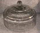 Vintage Anchor Hocking Clear Glass Dome Lid Cover Replacement for Cake Stand
