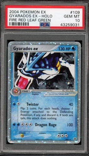Pokemon Gyarados ex EX Fire Red & Leaf Green Holo Ultra Rare #109 PSA 10