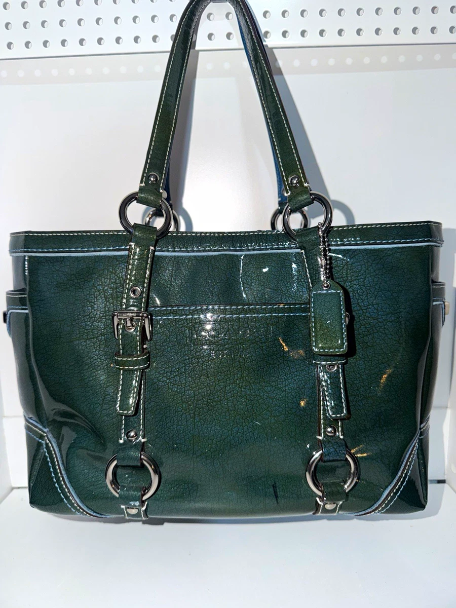 Coach Green Patent Bags & Handbags for Women for sale | eBay