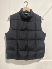 L.L.Bean Women's Black Goose Down Puffer Vest Size Small