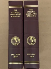 National Geographic Magazine Complete years in Faux Leather Slip Cases 1958-2021