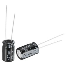 470uF 25V 8x12mm Electrolytic Capacitor Radial Leads Aluminum Capacitors 50Pcs