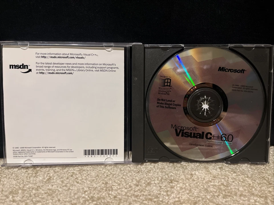 Microsoft Visual C ++ 6.0 Professional Edition - for Windows 95 or NT w/Key - Image 2 of 4