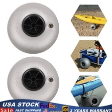 10" Beach Cart Balloon Wheels Axle Hole 20mm Replacement Sand Tires 2 Pack HOT