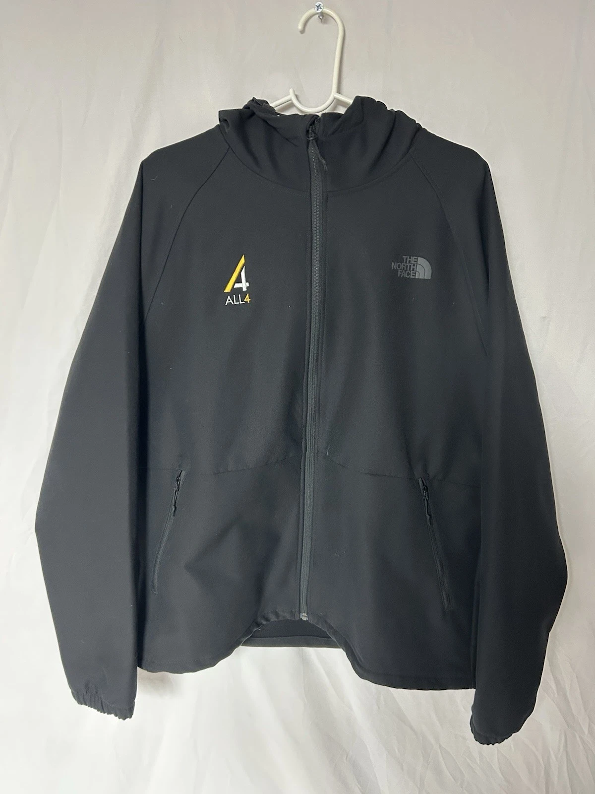 The North Face WindWall Hooded Softshell Jacket NWOT Black Mens XL NF0A7UJO