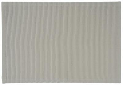 6er Set Platzsets, Tischsets Textil taupe graubraun 43x30cm Baumwolle Kesper