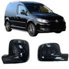 VW Caddy MK3 MK4 Genuine OE Gloss Black Mirror Covers Set 2003-2020 LH RH Pair
