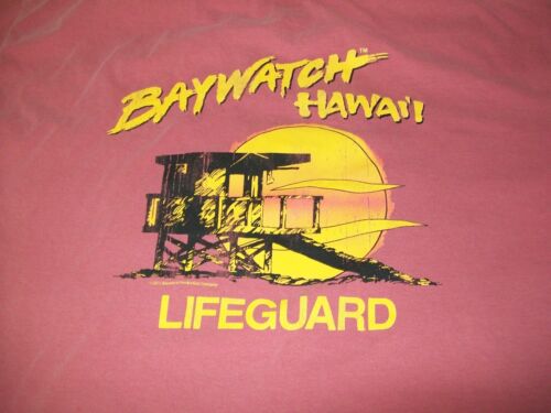 Baywatch Hawaii Lifeguard 90s TV Series SS Rust C… - image 1