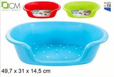 Cuccia In Plastica Per Cani E Gatti Da Interno Lettino 50x31x14,5cm idea