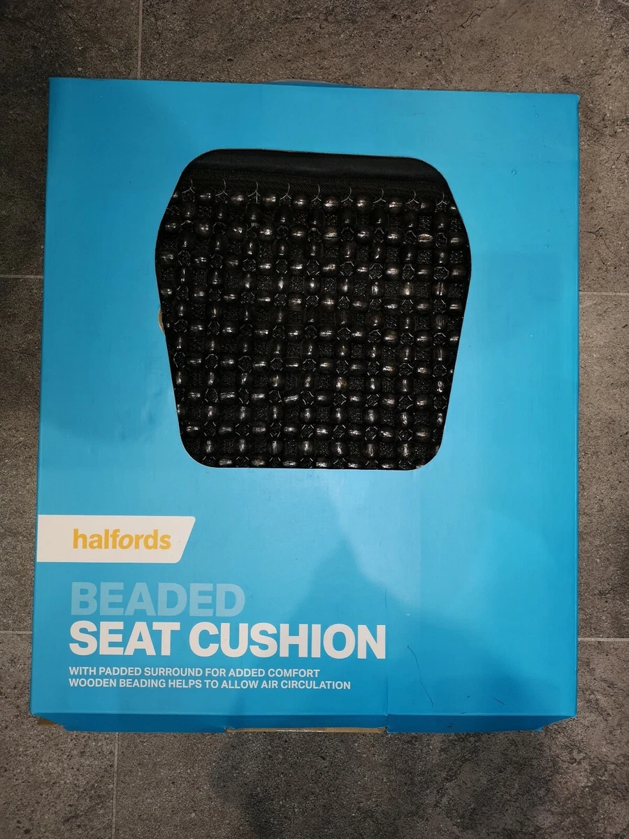 Halfords Beaded Seat Cushion - Back Support