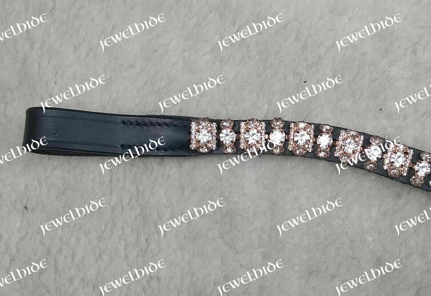 FSS Clear 4 Row SUPER BLING Rhinestone Crystal Browband - All Sizes & Colors