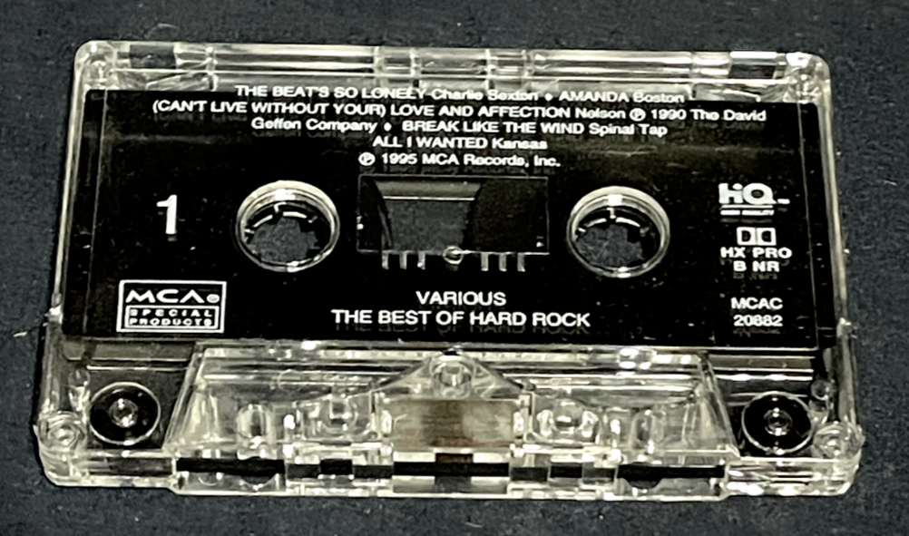The Best Of Hard Rock CASSETTE TAPE MCA RECORDS VINTAGE 90s | eBay