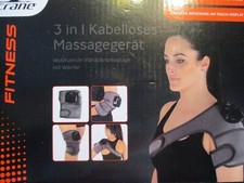Crane 3 in 1 Kabelloses Massagegerät Fitness  Neu OVP Massagegürtel Massage