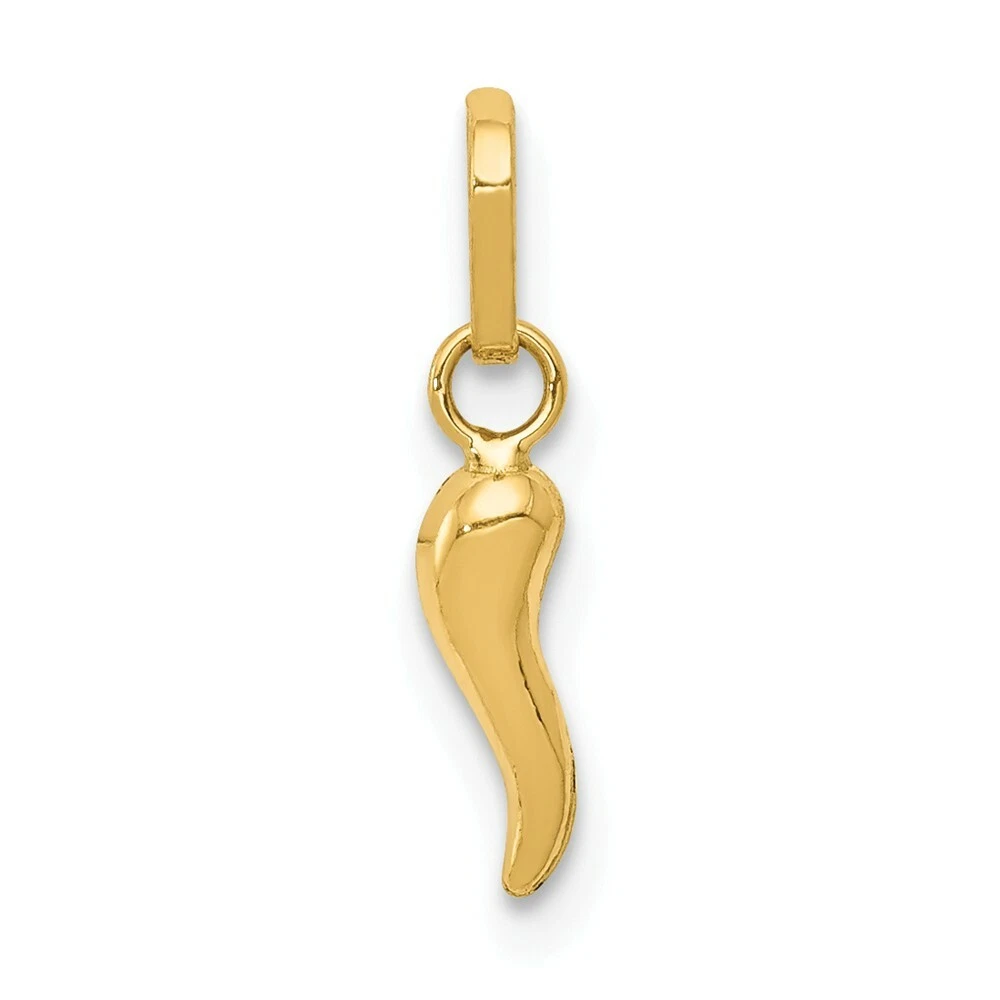 Italian horn charm gold sale