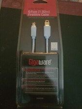 RadioShack GigaWare 4-Pin to 6-Pin 6-Foot FireWire Cable No. 1500006