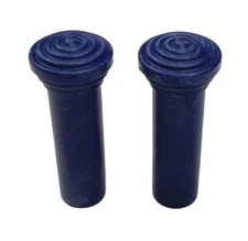 55 56 57 Chevy Door Lock Knobs Pair Dark Blue 1955 1956 1957 Chevrolet New