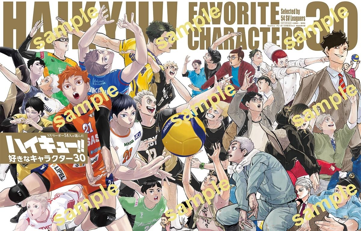 Sportiva 2025 Magazine Japan Ran Takahashi w/ Haikyu Visual