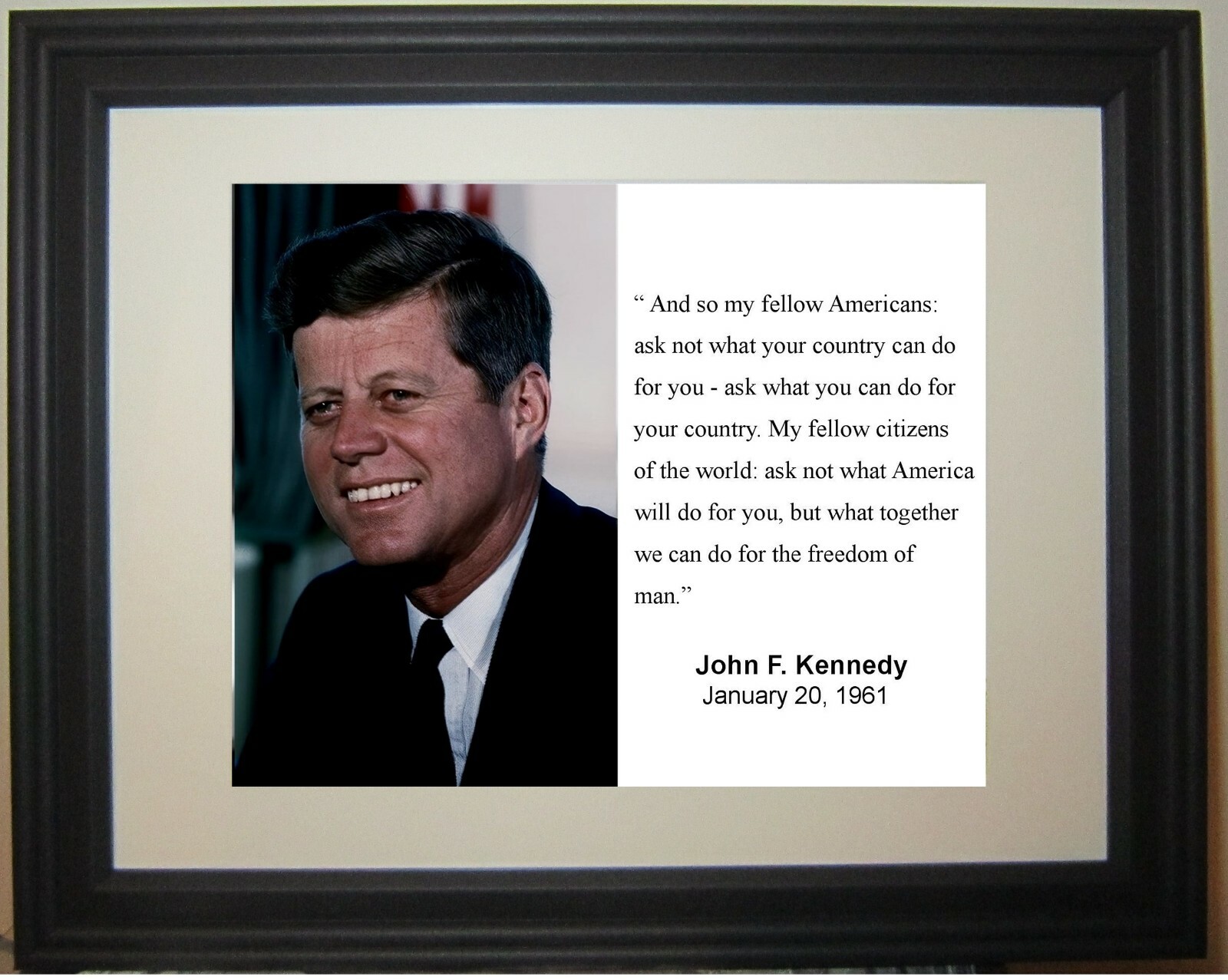 John F. Kennedy JFK Inauguration Speech 