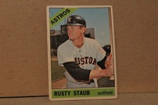 1966 TOPPS  RUSTY STAUB  BASEBALL  CARD #106