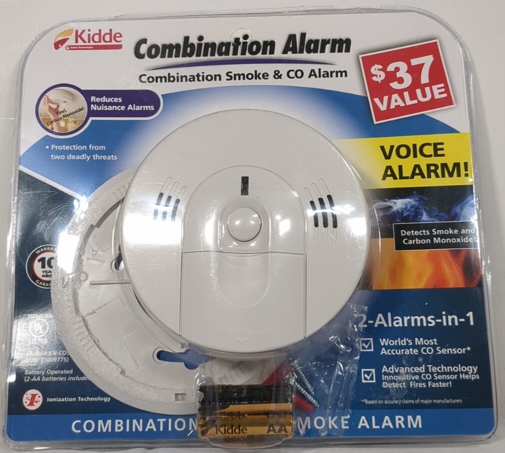 Kidde Battery Operated Smoke & Carbon Monoxide Voice Alarm KNCOSMB