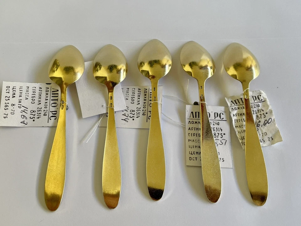 Cuchara Antigua de Plata Esmalte Ruso Taza Cuenco Vintage Caja Esterlina Taza Huevo Kovsh Foto 3 de 4