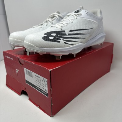 New Balance FuelCell 4040 V6 White Metal Baseball Cleats Mens Size 13 (L4040TW6)