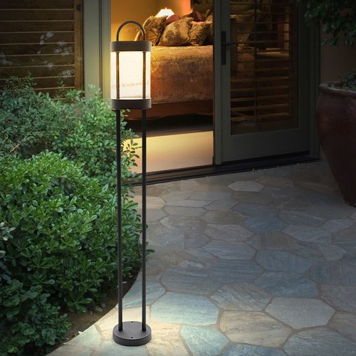 Außenstehleuchte Gartenlampe Wegelampe LED Laterne Terrassenlampe schwarz 100 cm - Bild 4 von 5