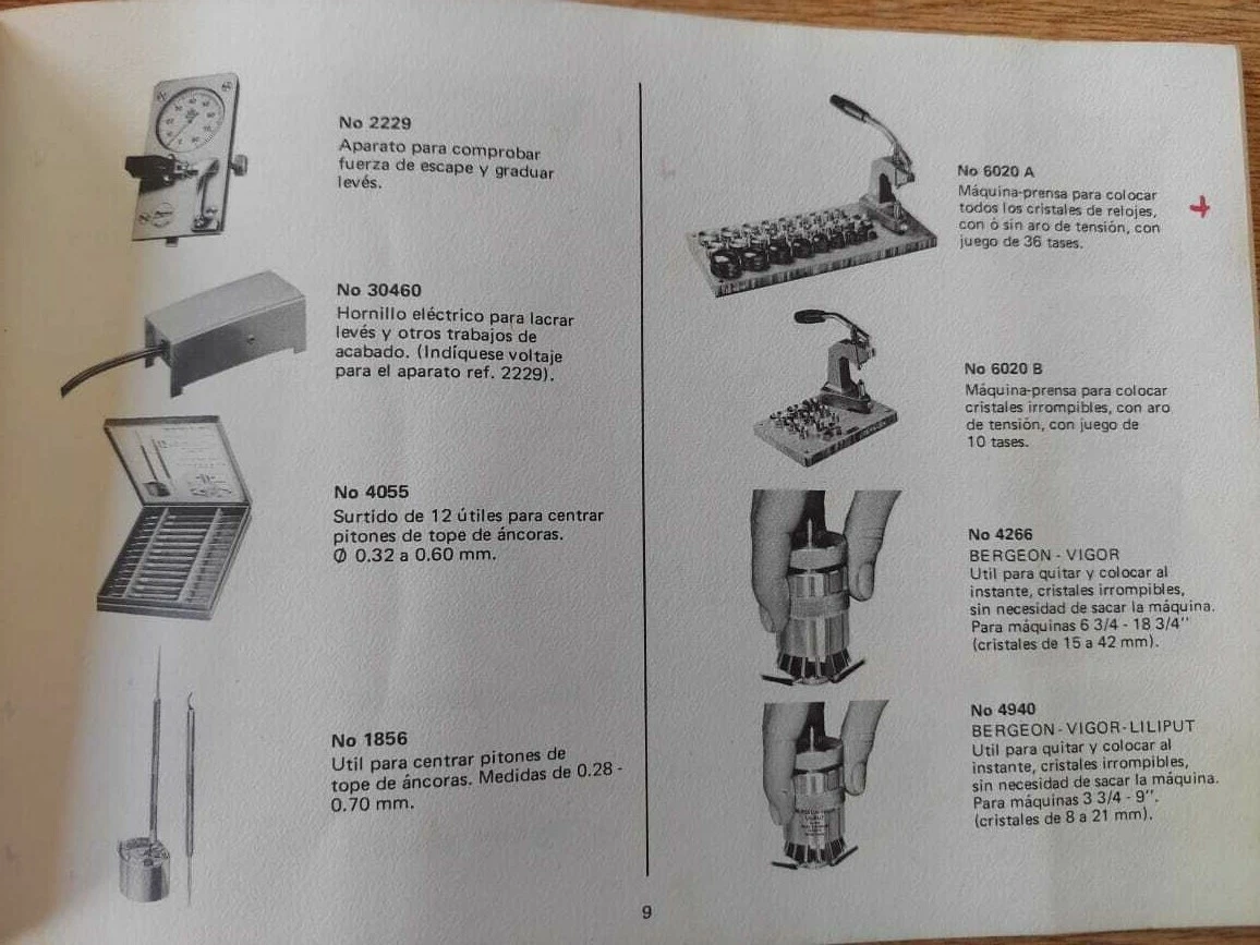 Bergeon catalog outlet