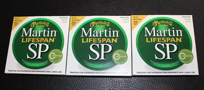 MARTIN LIFESPAN MSP 6000 SAITEN-SATZ FÜR WESTERN-GITARRE 3er Packung 010/047 NEU