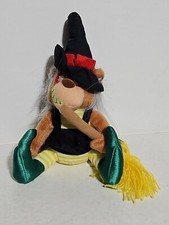 VTG 1999 GRISLY GRIZZLIES MEANIES HALLOWEEN BEARWITCHED PLUSH BEANIE Monster