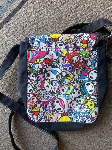 Borsa a tracolla al neon Tokidoki Star Bag anni 2000 unicorni stampa a tracolla - Foto 6 di 6