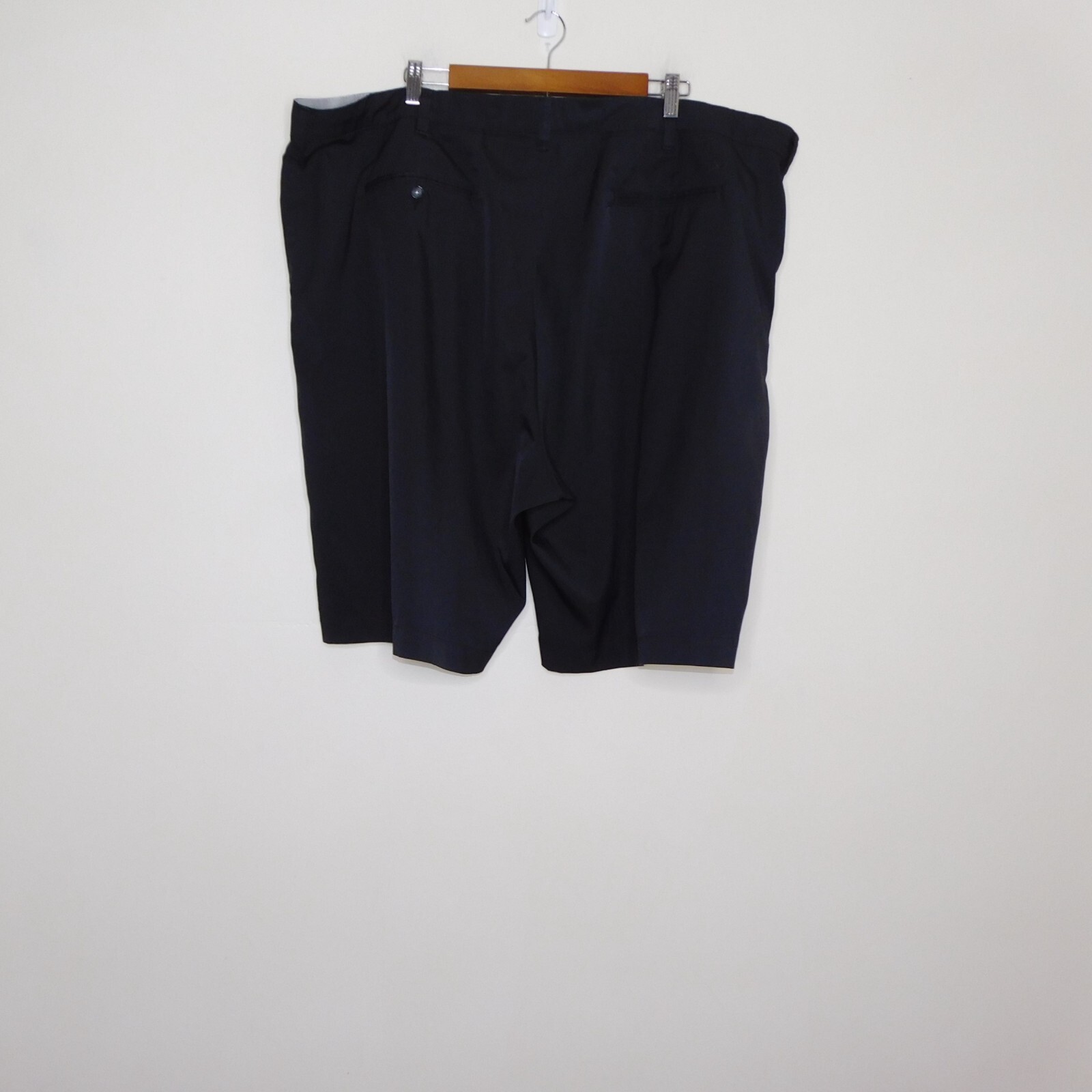 Callaway Athletic Apparel Men Black Golf Shorts Flat Front Pockets